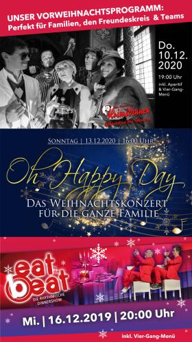 Bild: Weihnachtsfeiern mit Freunden & Kollegen
